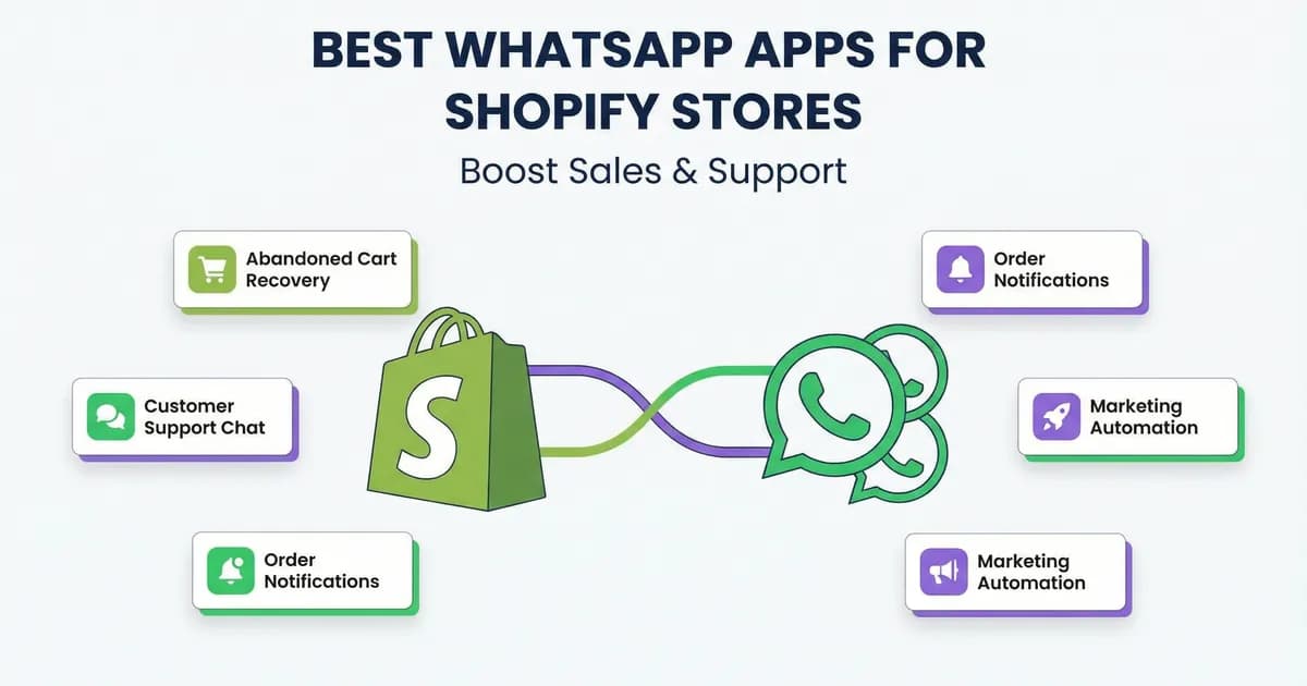 Best WhatsApp Apps for Shopify (2026)
