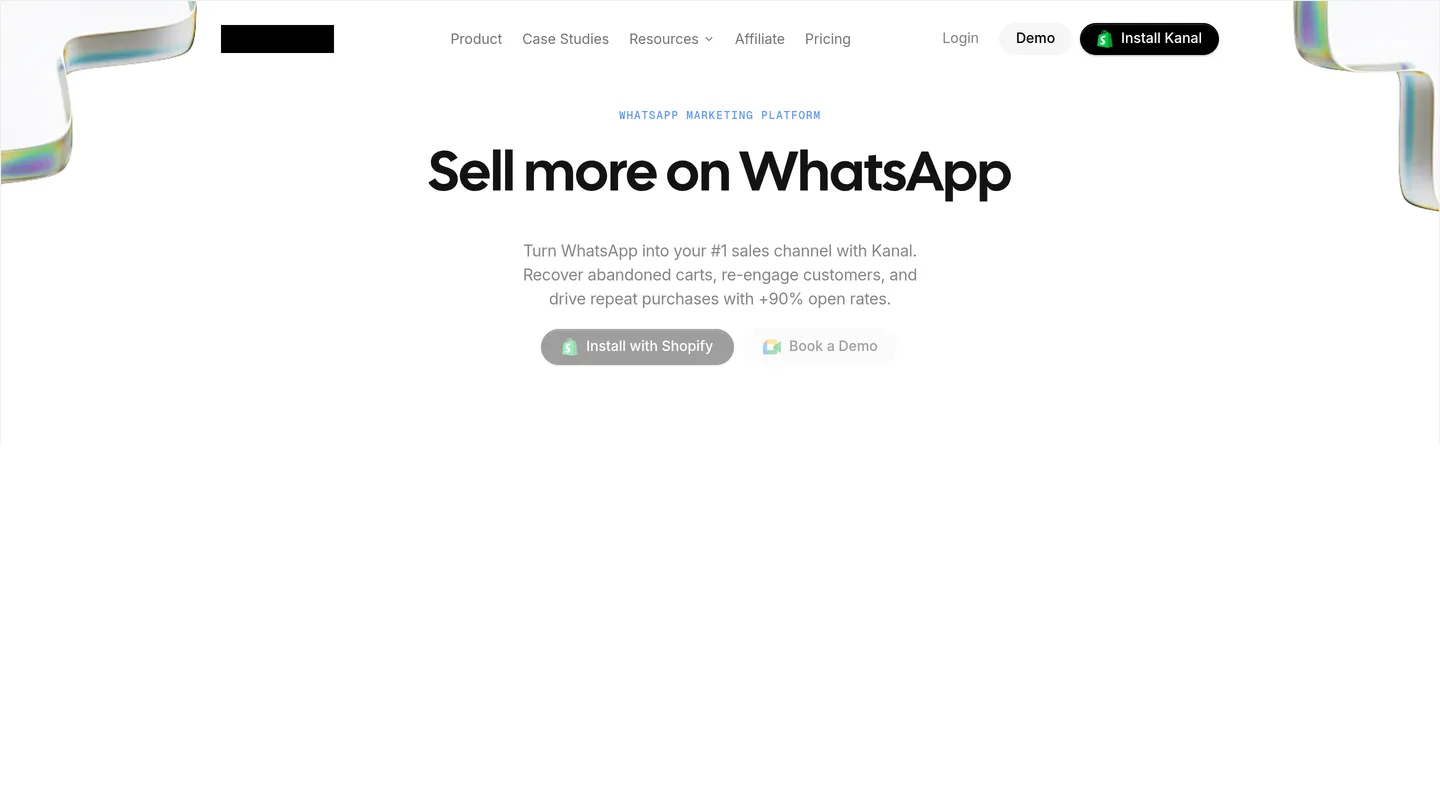 Kanal, la plateforme WhatsApp qui garde votre boutique Shopify réactive une fois que les clients vous trouvent