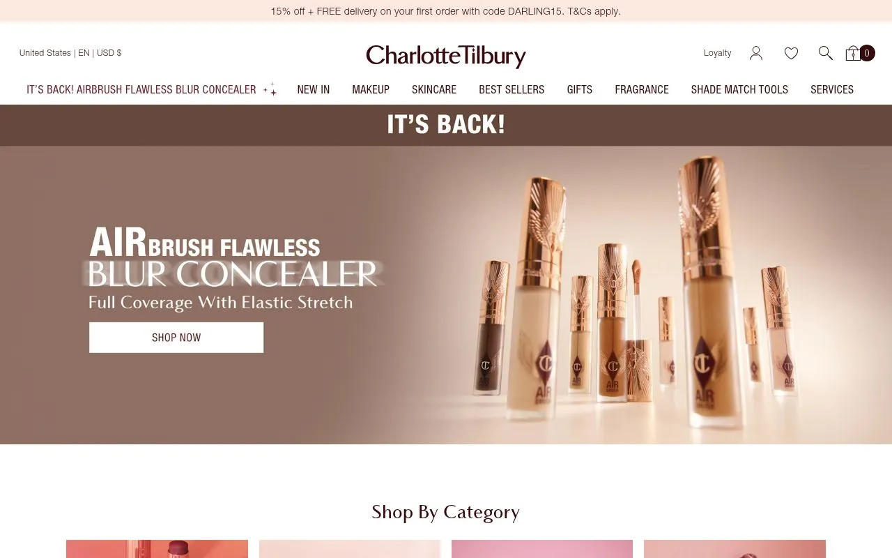 Campagne WhatsApp Status Charlotte Tilbury